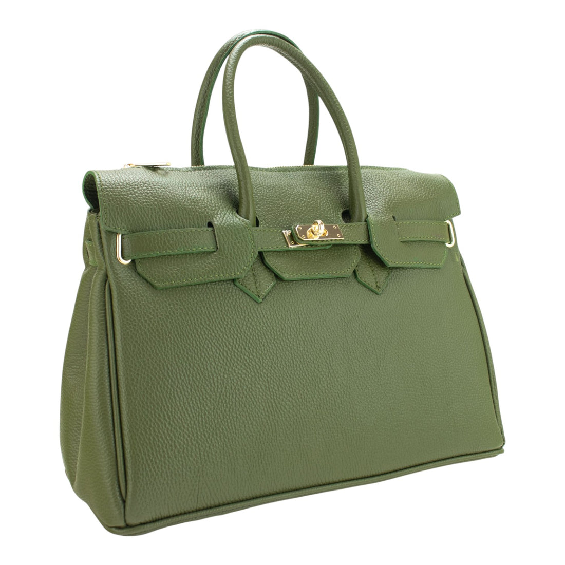 Bolso de Piel Pregato Juliette Verde