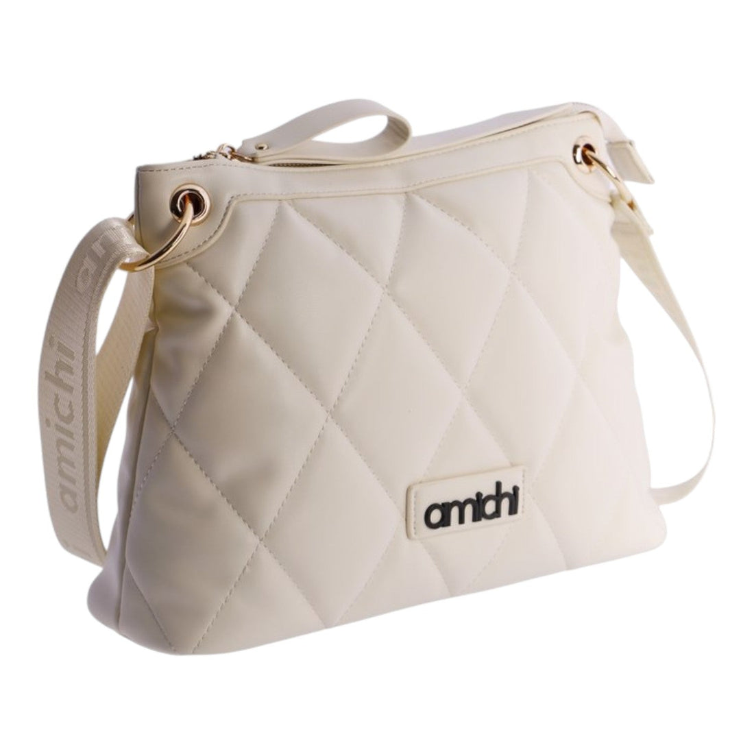 Bandolera alta Amichi Loom Marfil - KimondoShop