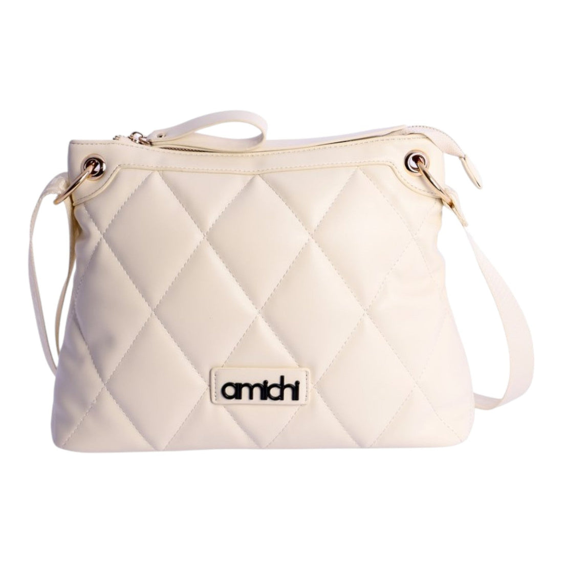 Bandolera alta Amichi Loom Marfil - KimondoShop