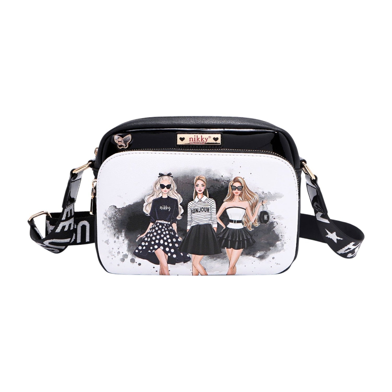 Bandolera con bolsillo Nikky Trio - KimondoShop
