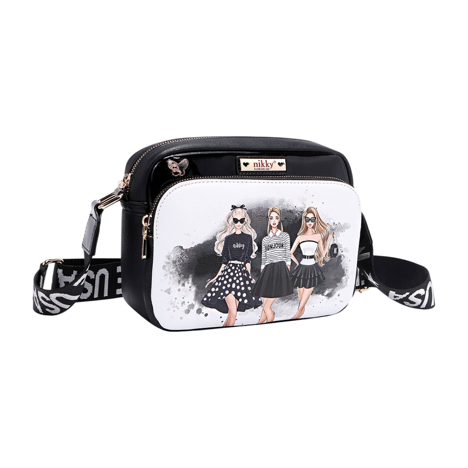 Bandolera con bolsillo Nikky Trio - KimondoShop