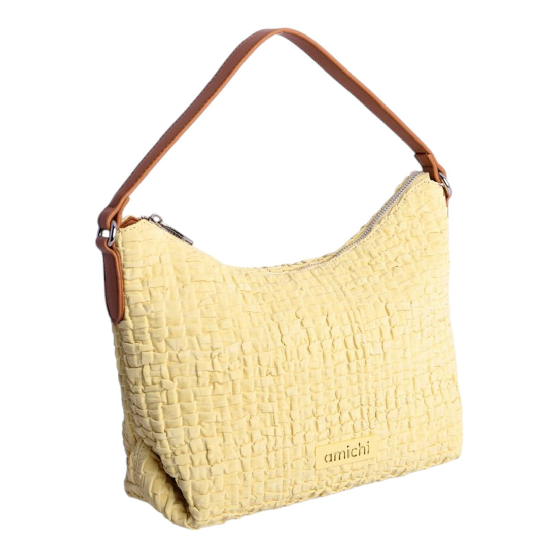 Bolso de hombro Amichi Flint Amarillo - KimondoShop