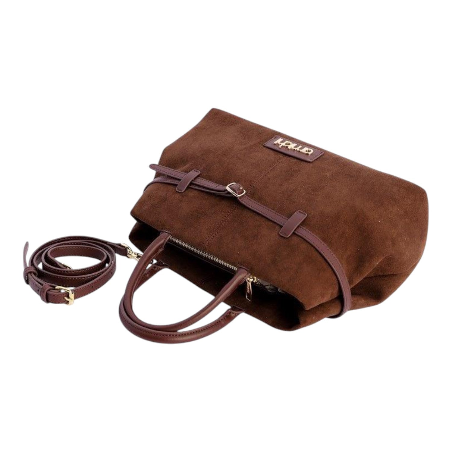 Bolso de mano Amichi Seda Marrón - KimondoShop