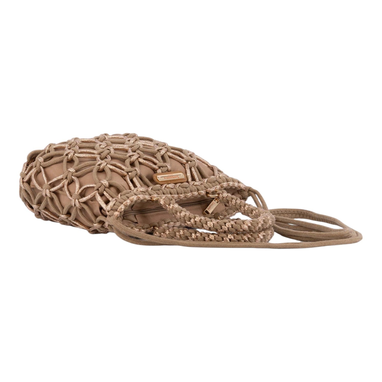 Bolso de mano Anete Simosastre Camel - KimondoShop