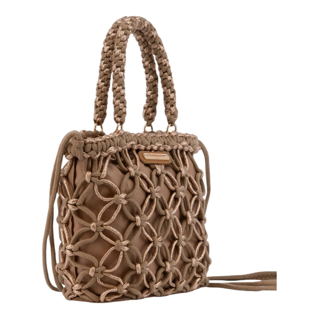 Bolso de mano Anete Simosastre Camel - KimondoShop