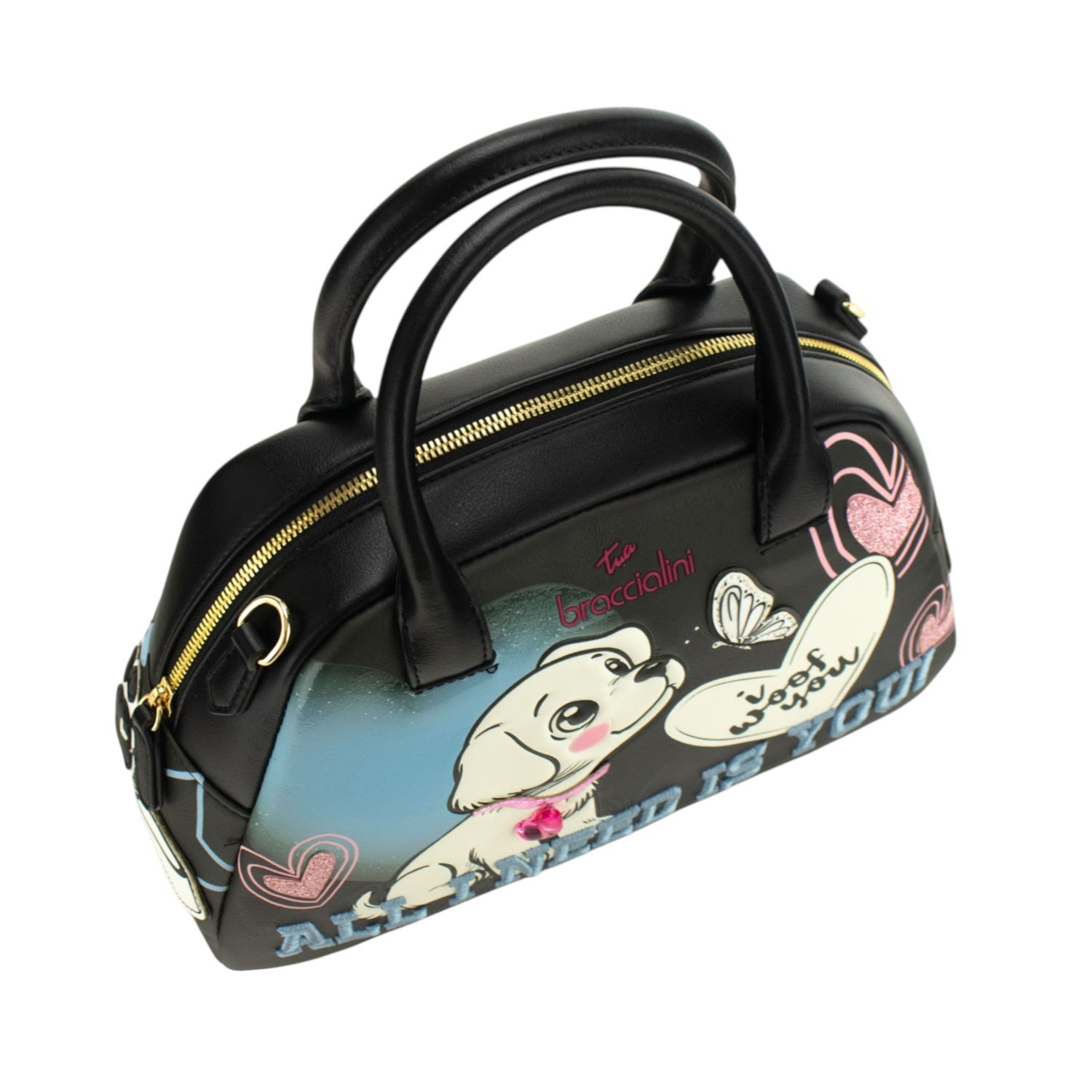 Bolso de mano Braccialini All Round All I Need is You - KimondoShop