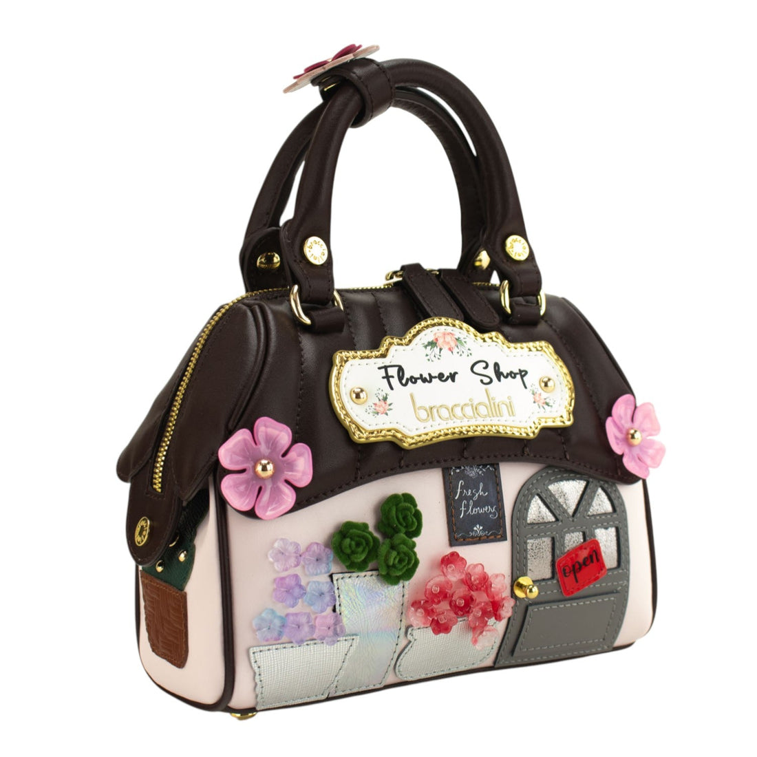 Bolso de mano Braccialini Shape Flower Shop - KimondoShop