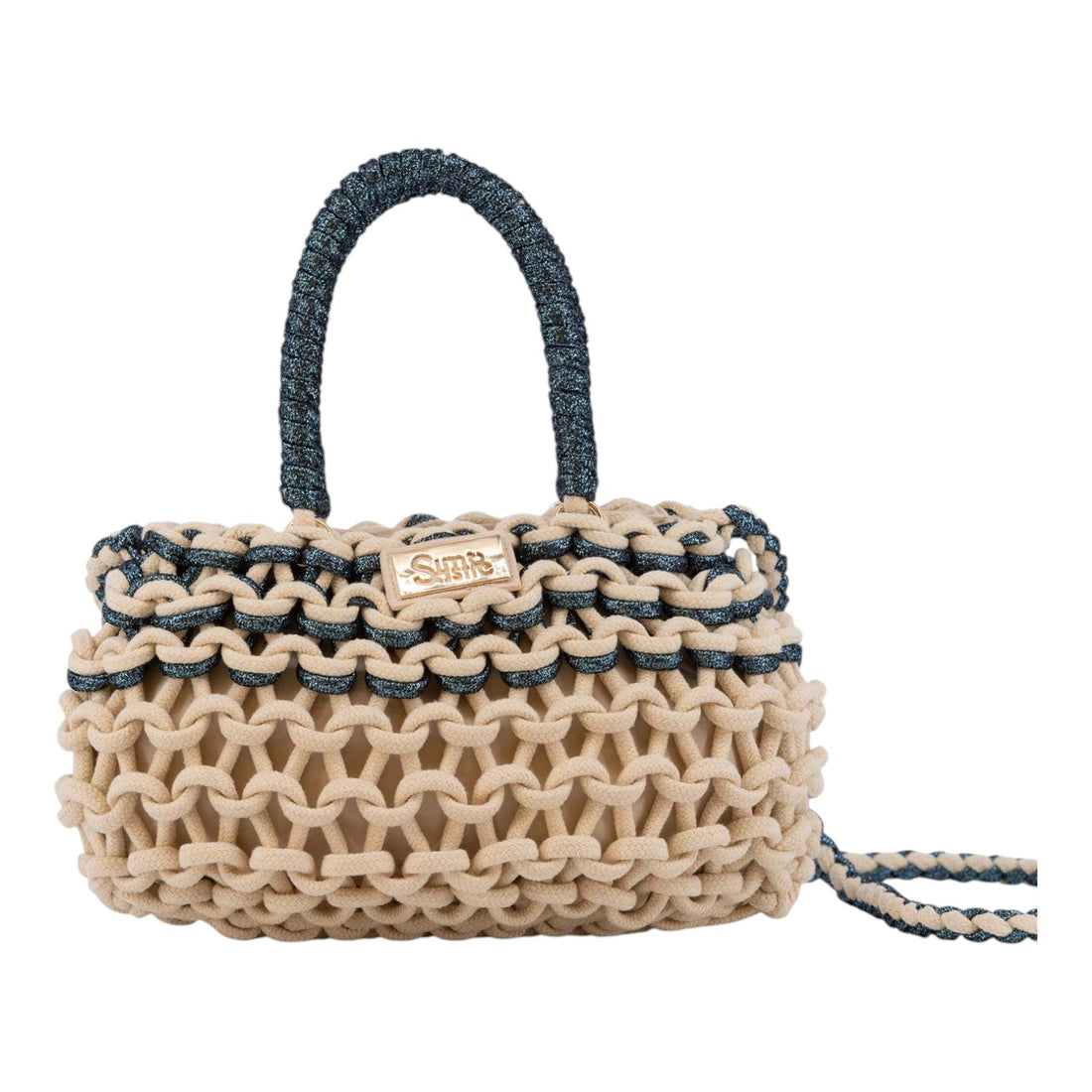 Bolso de mano Cecile Simosastre Azul - KimondoShop
