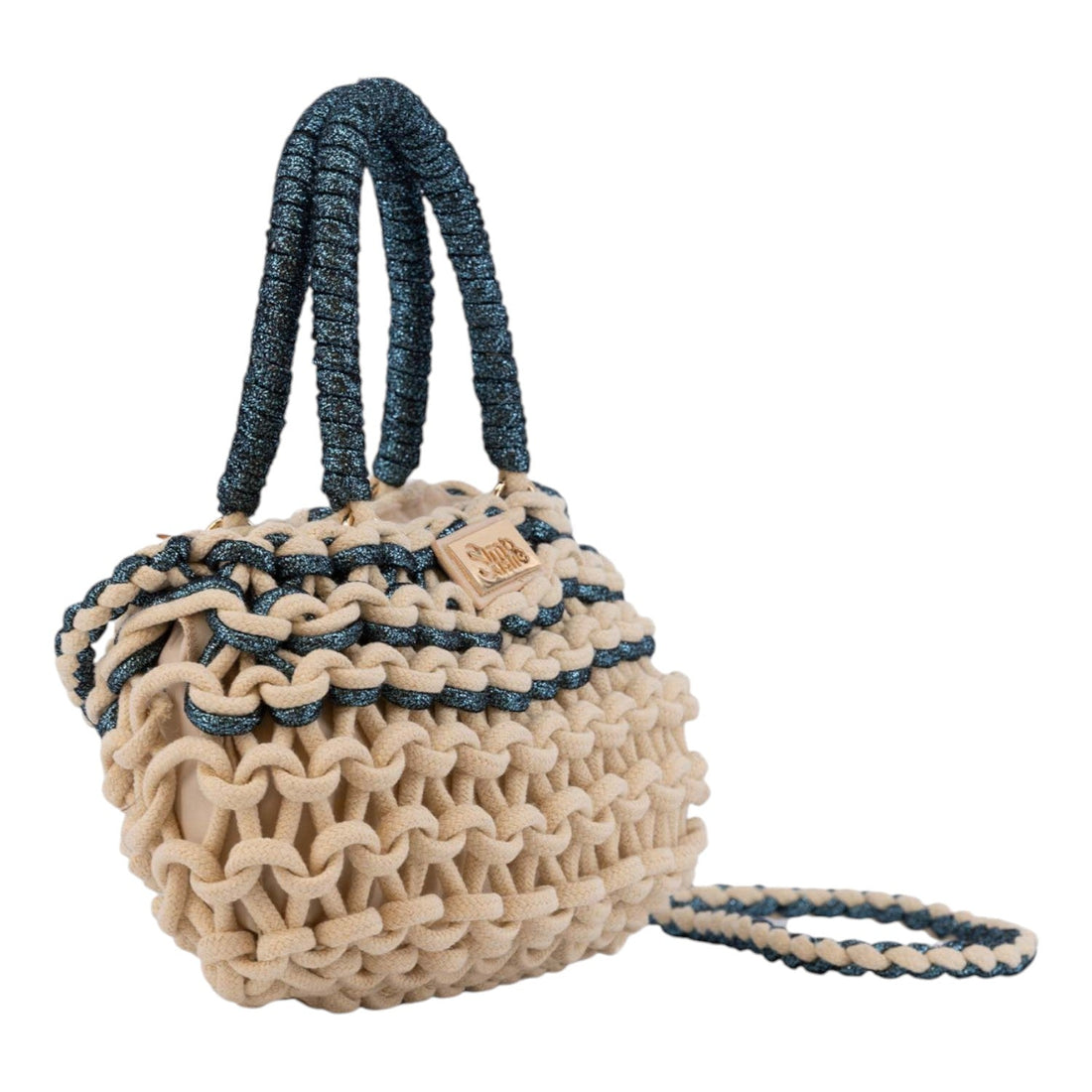 Bolso de mano Cecile Simosastre Azul - KimondoShop