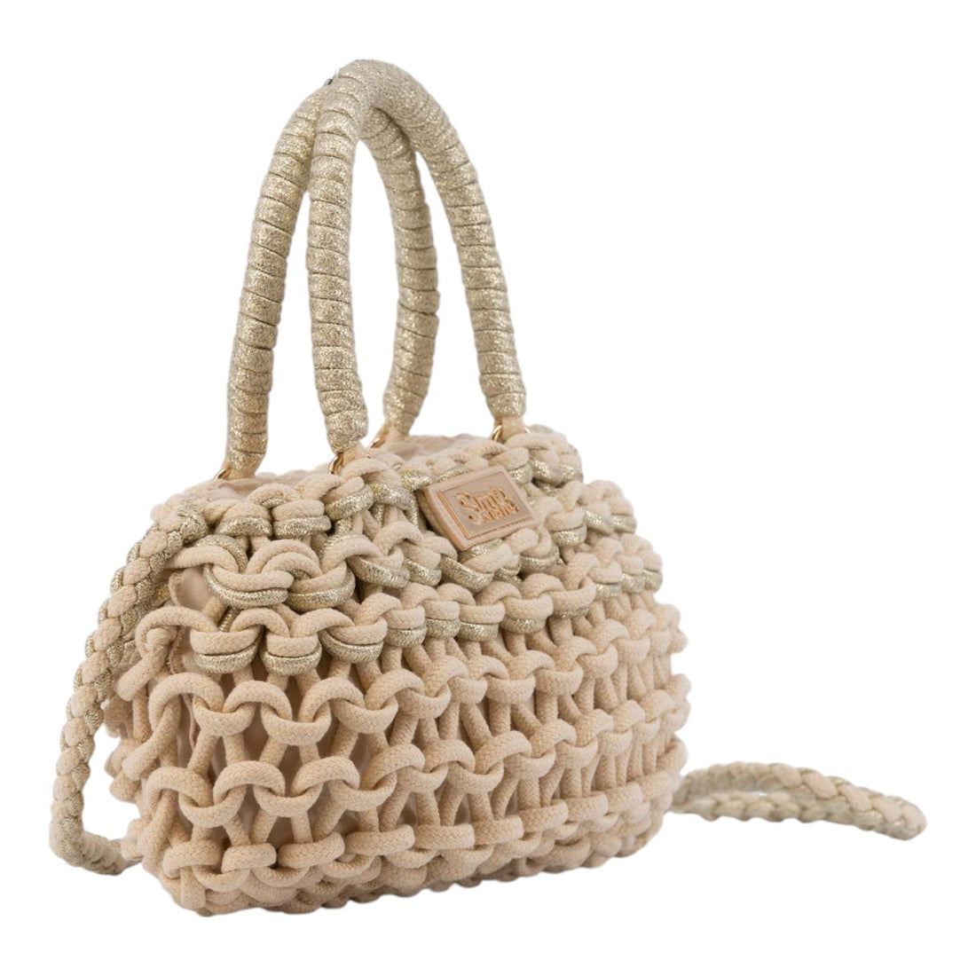 Bolso de mano Cecile Simosastre Beige - KimondoShop