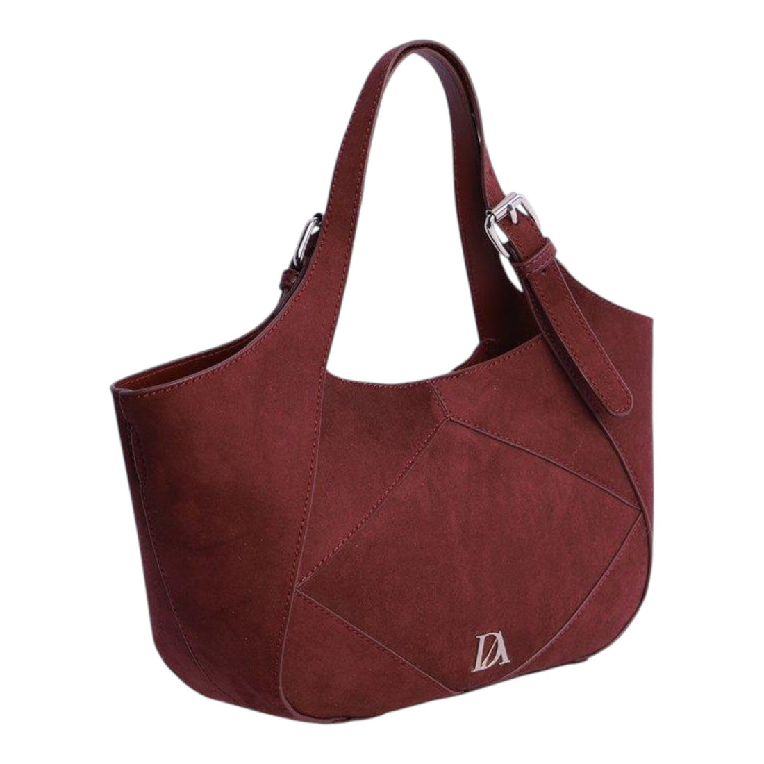 Bolso de mano Don Algodon Urbana Chic Burdeos - KimondoShop