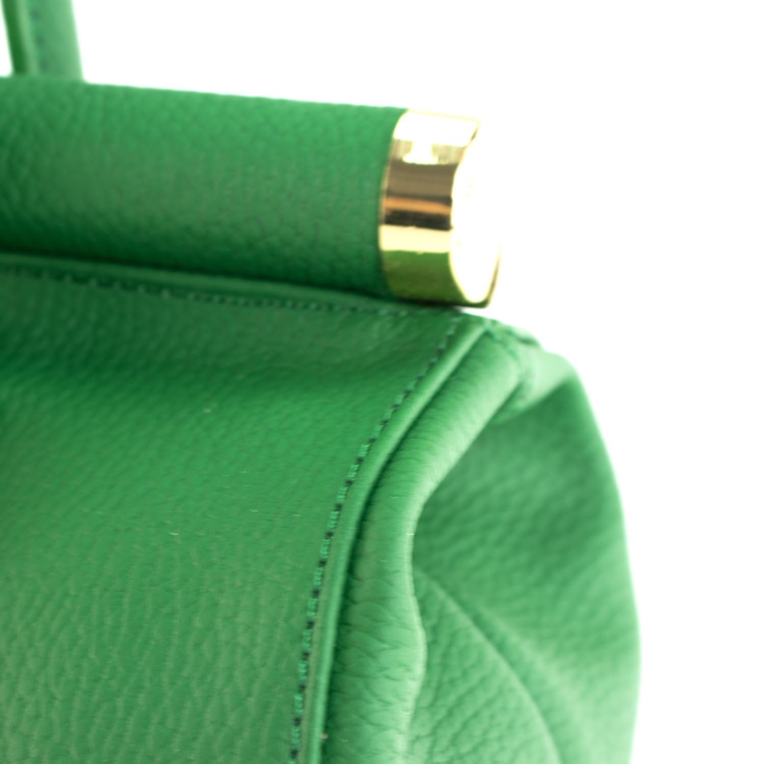 Bolso de mano en Piel Pregato Classic Verde - KimondoShop