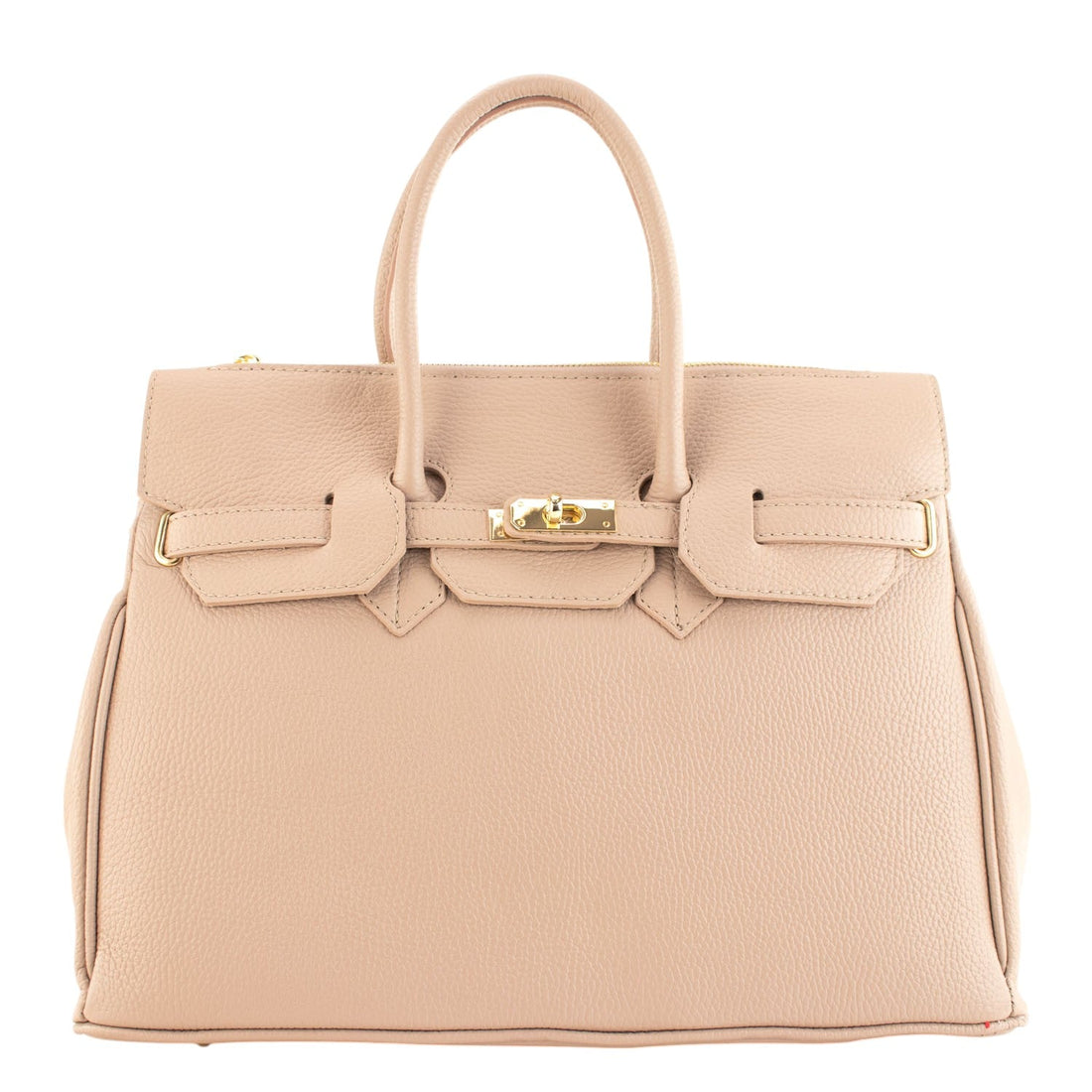 Bolso de Piel Pregato Juliette Nude - KimondoShop