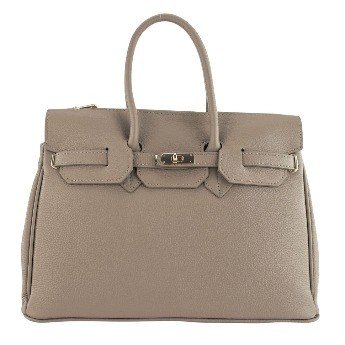 Bolso de Piel Pregato Juliette Taupe claro - KimondoShop