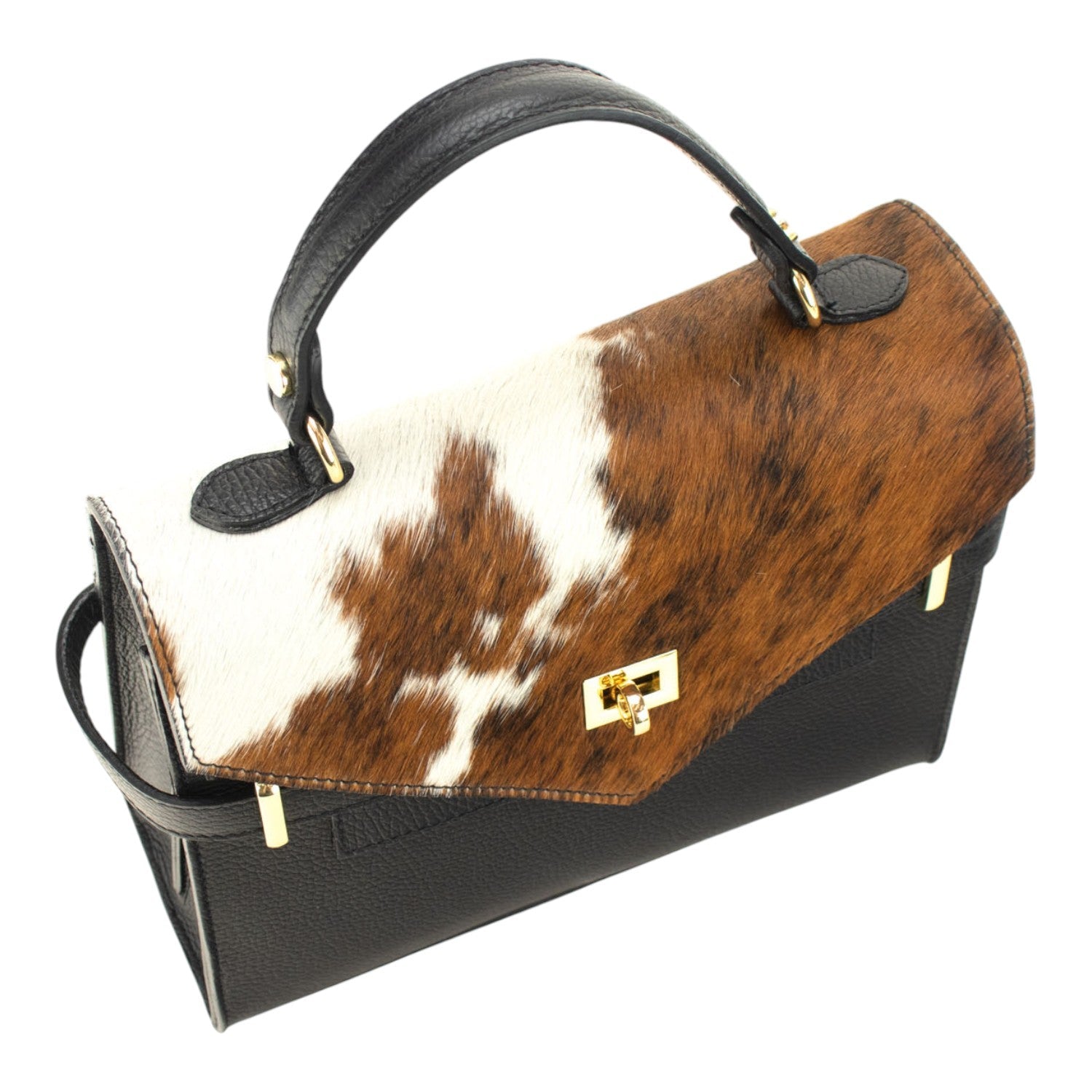 Bolso en piel Pregato Elara Premium Cow Brown - KimondoShop