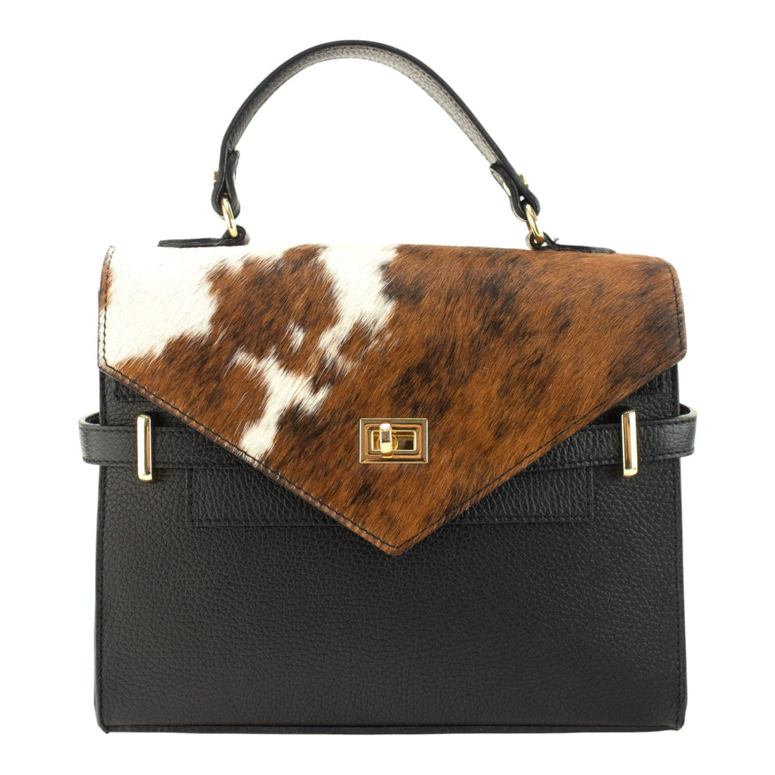 Bolso en piel Pregato Elara Premium Cow Brown - KimondoShop