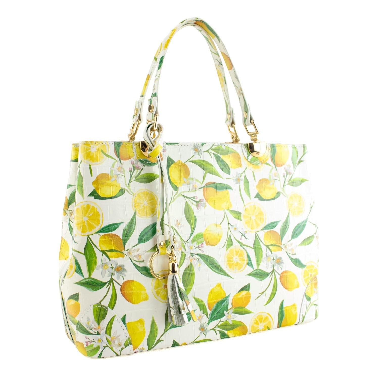 Bolso en piel Pregato Eleganza Lemons - KimondoShop