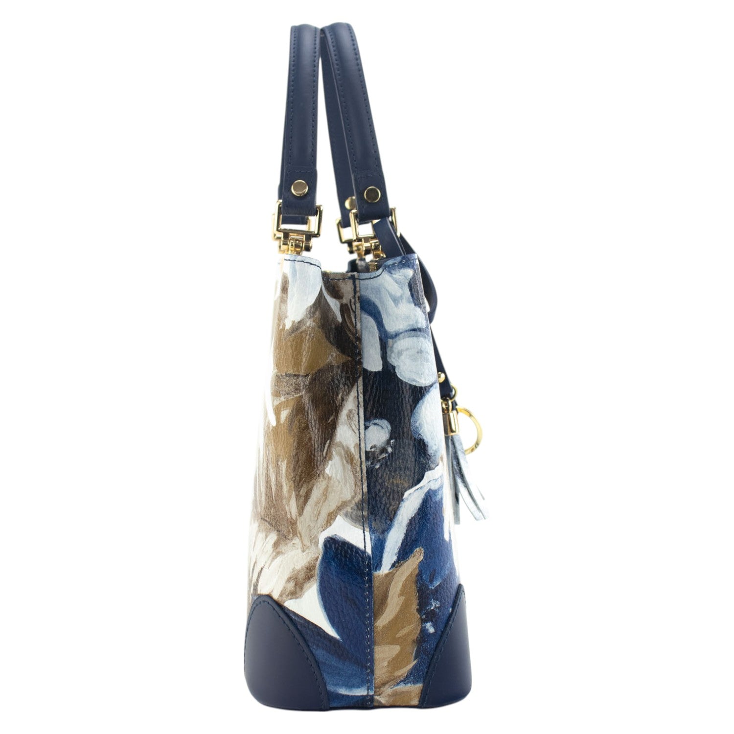 Bolso en piel Pregato Eleganza Vintage Bloom - KimondoShop