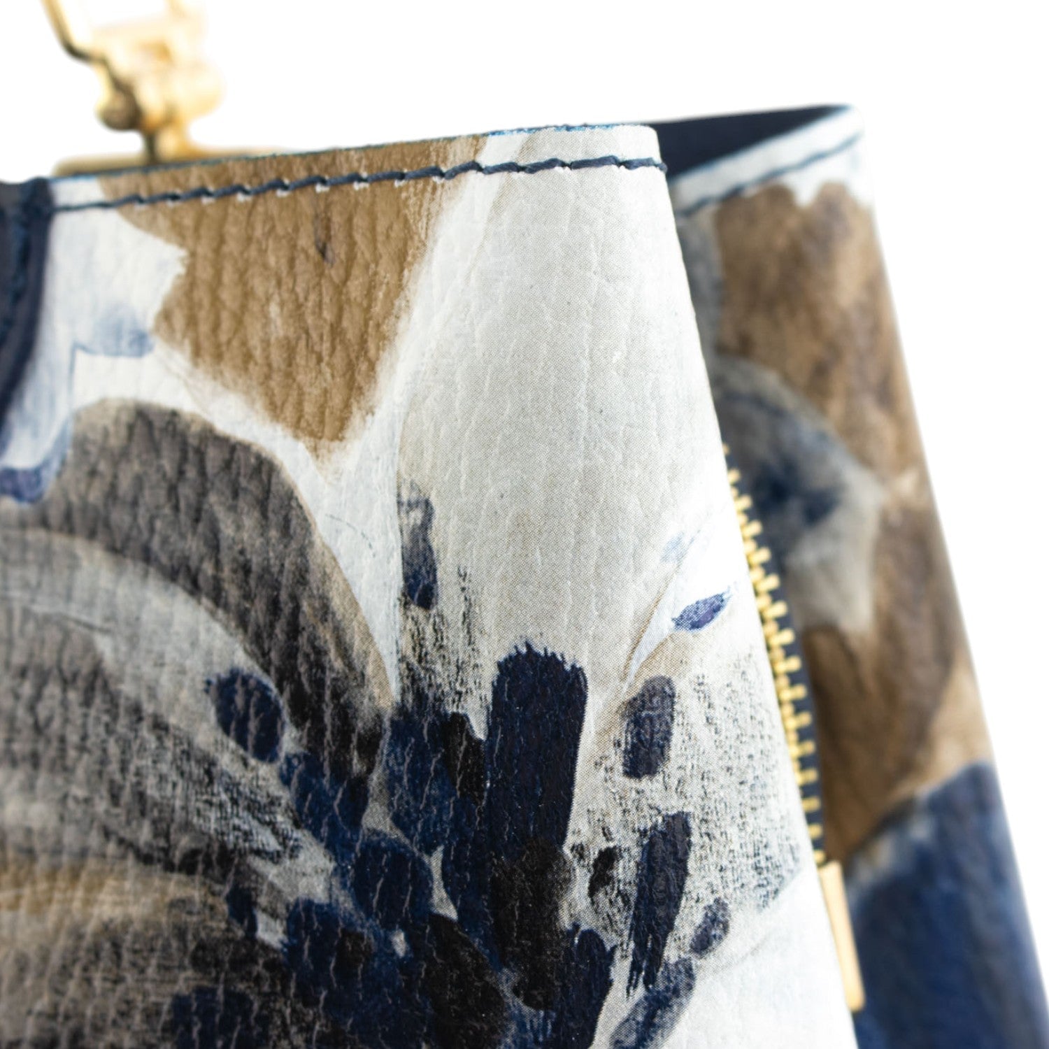 Bolso en piel Pregato Eleganza Vintage Bloom - KimondoShop