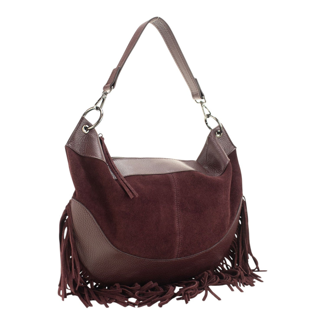 Bolso en Piel Pregato Essenza Burdeos - KimondoShop