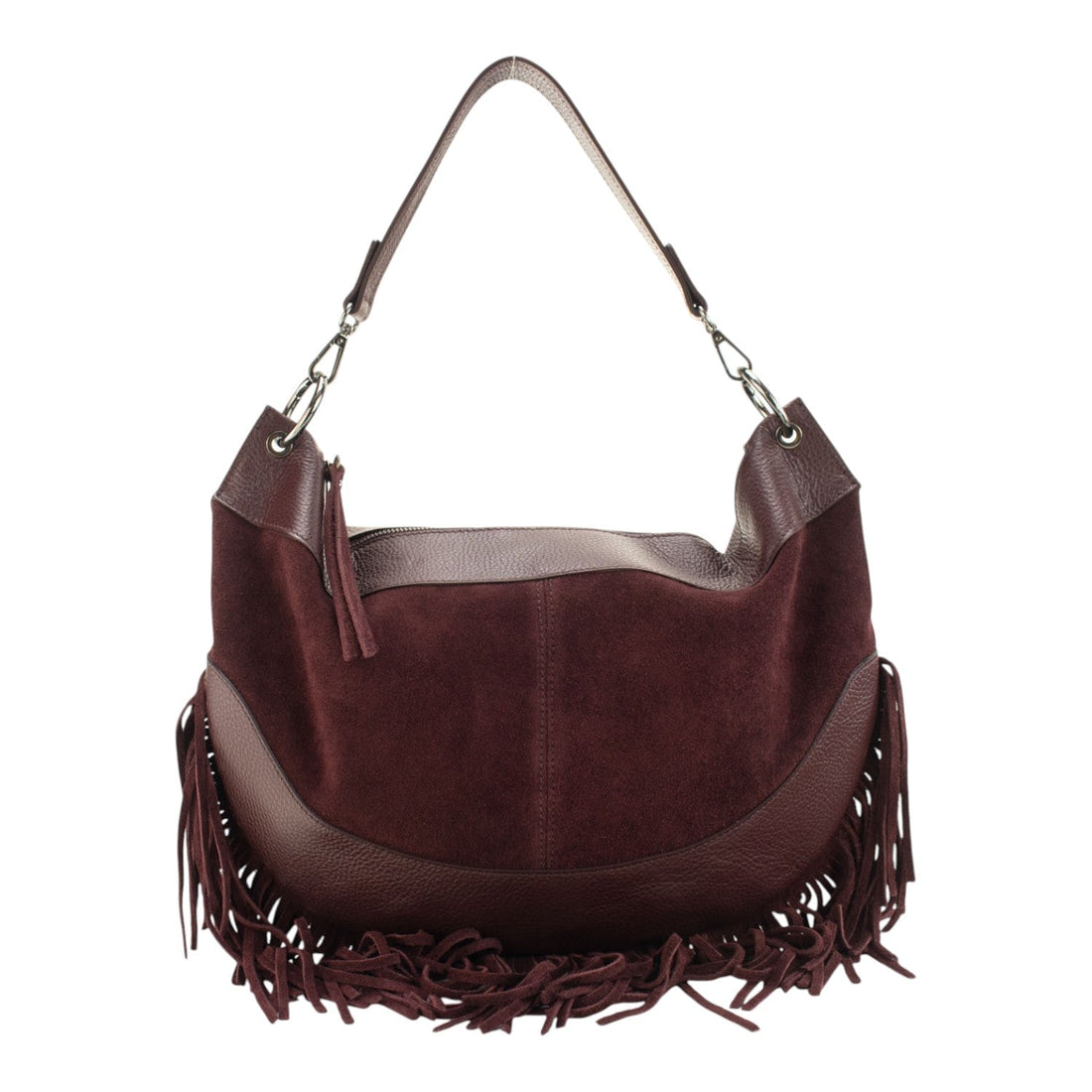 Bolso en Piel Pregato Essenza Burdeos - KimondoShop