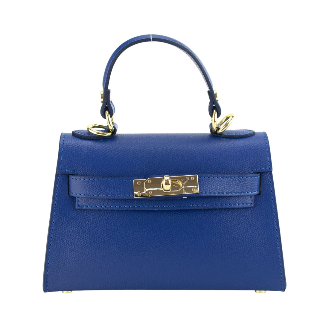 Bolso en Piel Pregato mini Latenza Azul eléctrico - KimondoShop