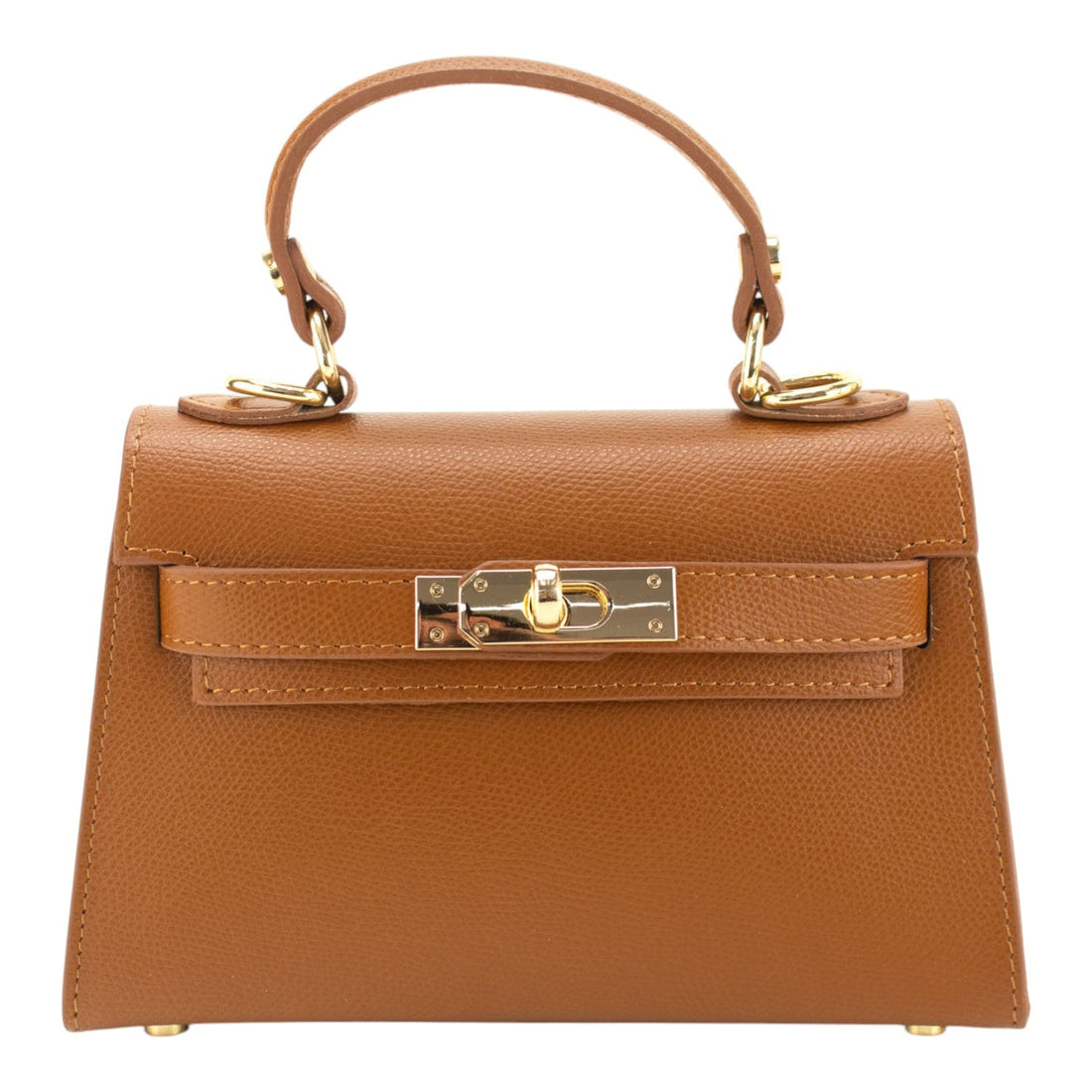 Bolso en Piel Pregato mini Latenza Camel - KimondoShop