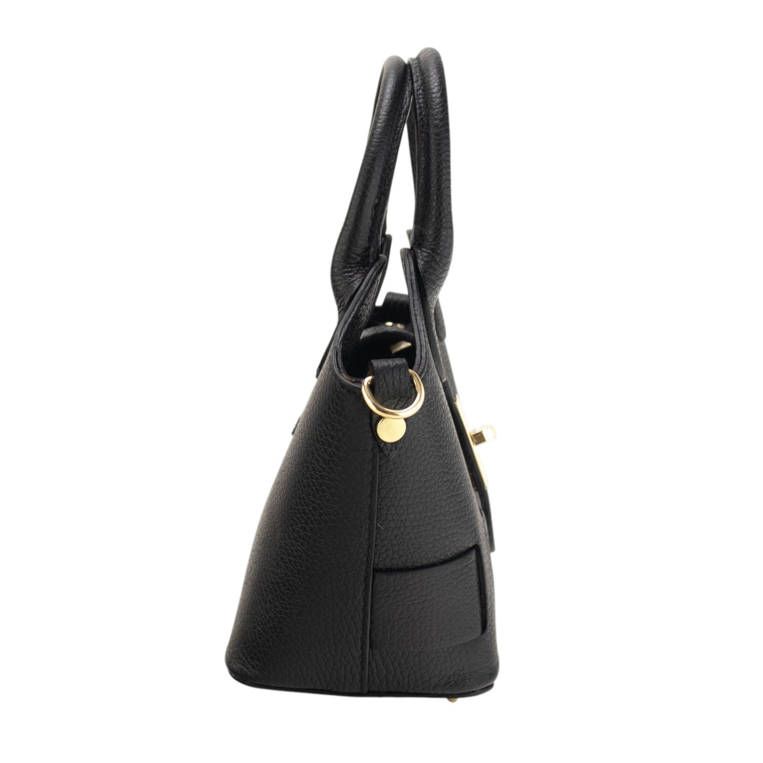 Bolso en Piel Pregato Piccolo tape Negro - KimondoShop