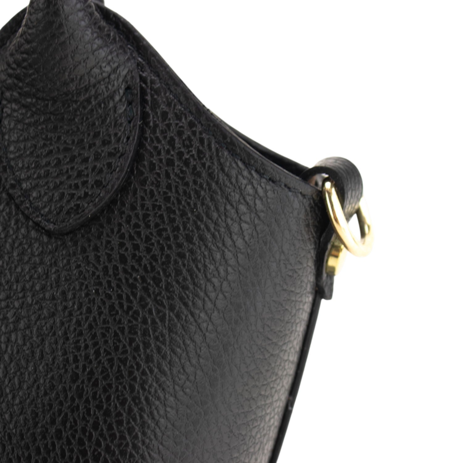 Bolso en Piel Pregato Piccolo tape Negro - KimondoShop
