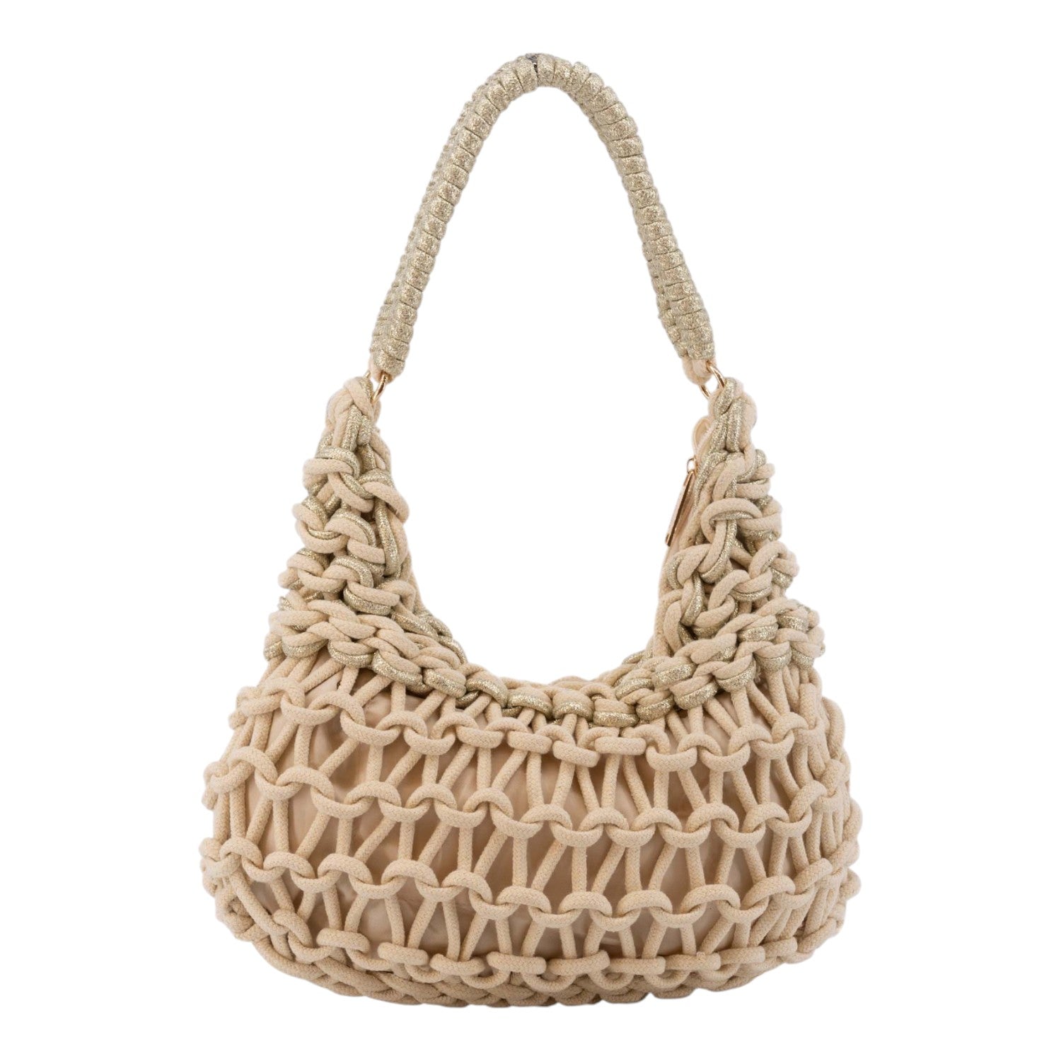 Bolso Hobo Cecile Simosastre Beige - KimondoShop
