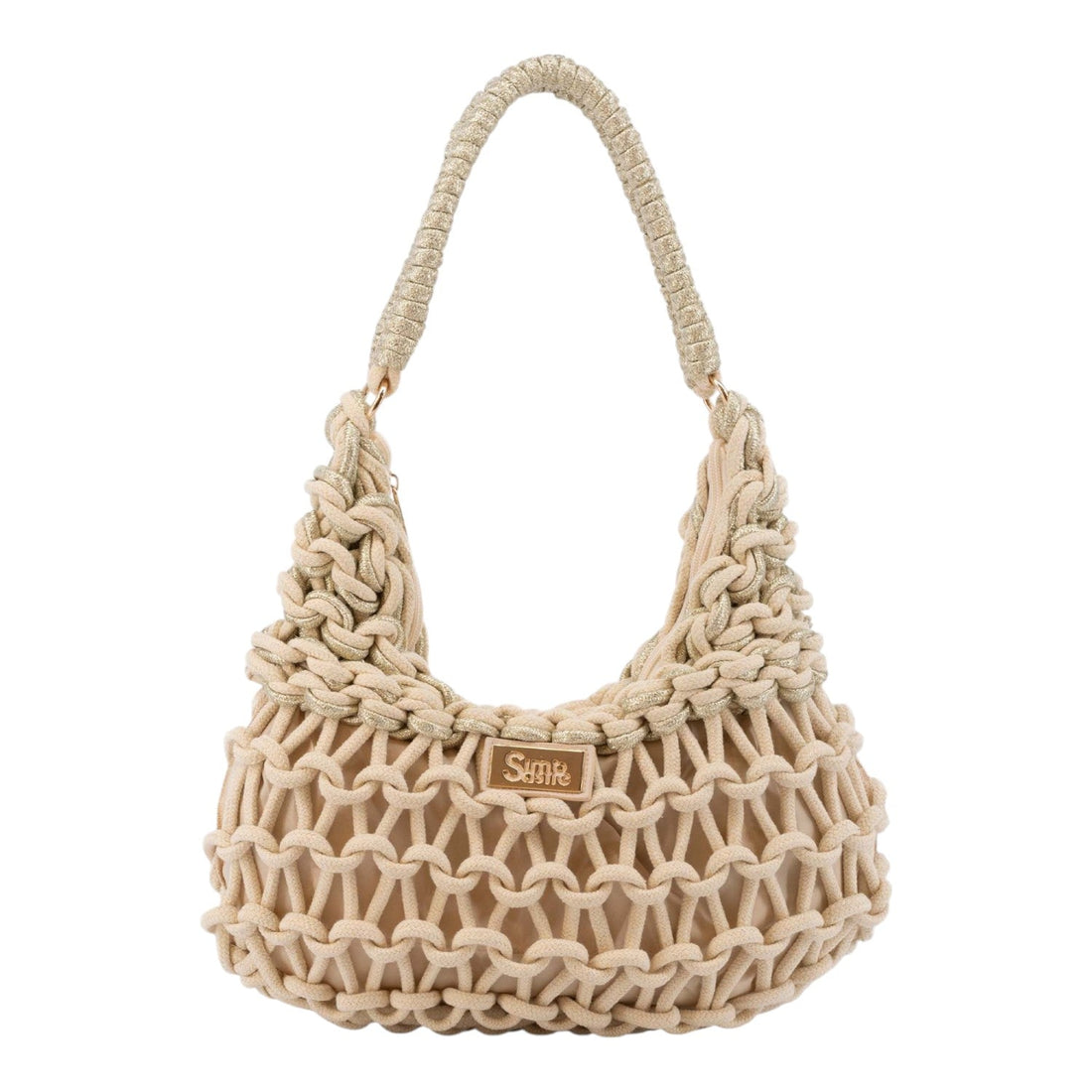 Bolso Hobo Cecile Simosastre Beige - KimondoShop