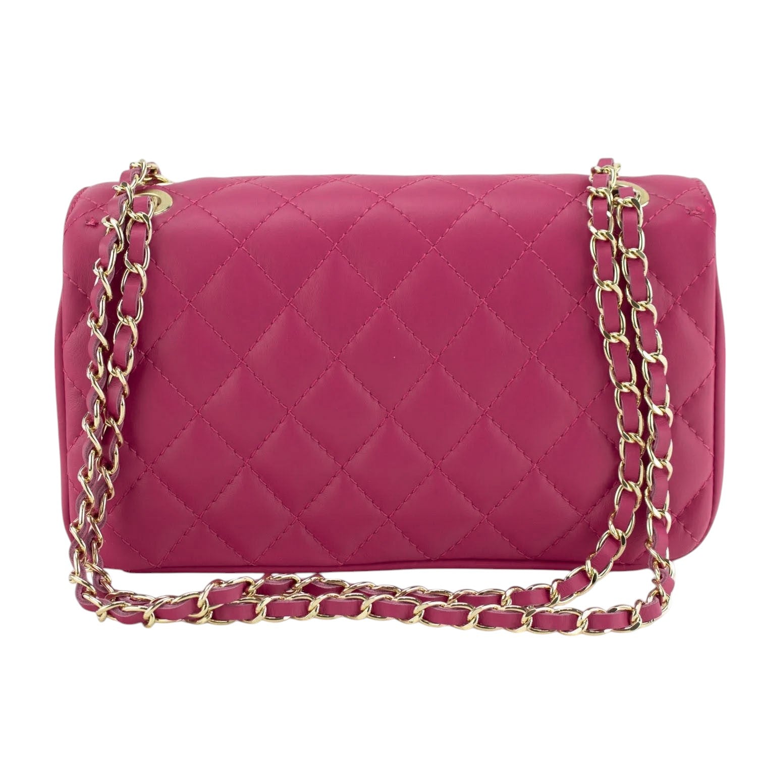 Bolso Piel Pregato Classy Fucsia - KimondoShop