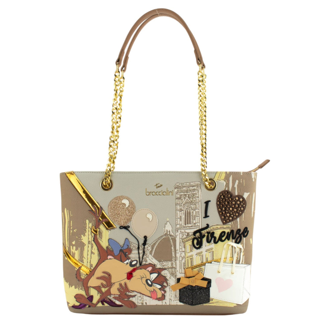 Bolso Shopper Braccialini Looney Tunes Taz - KimondoShop