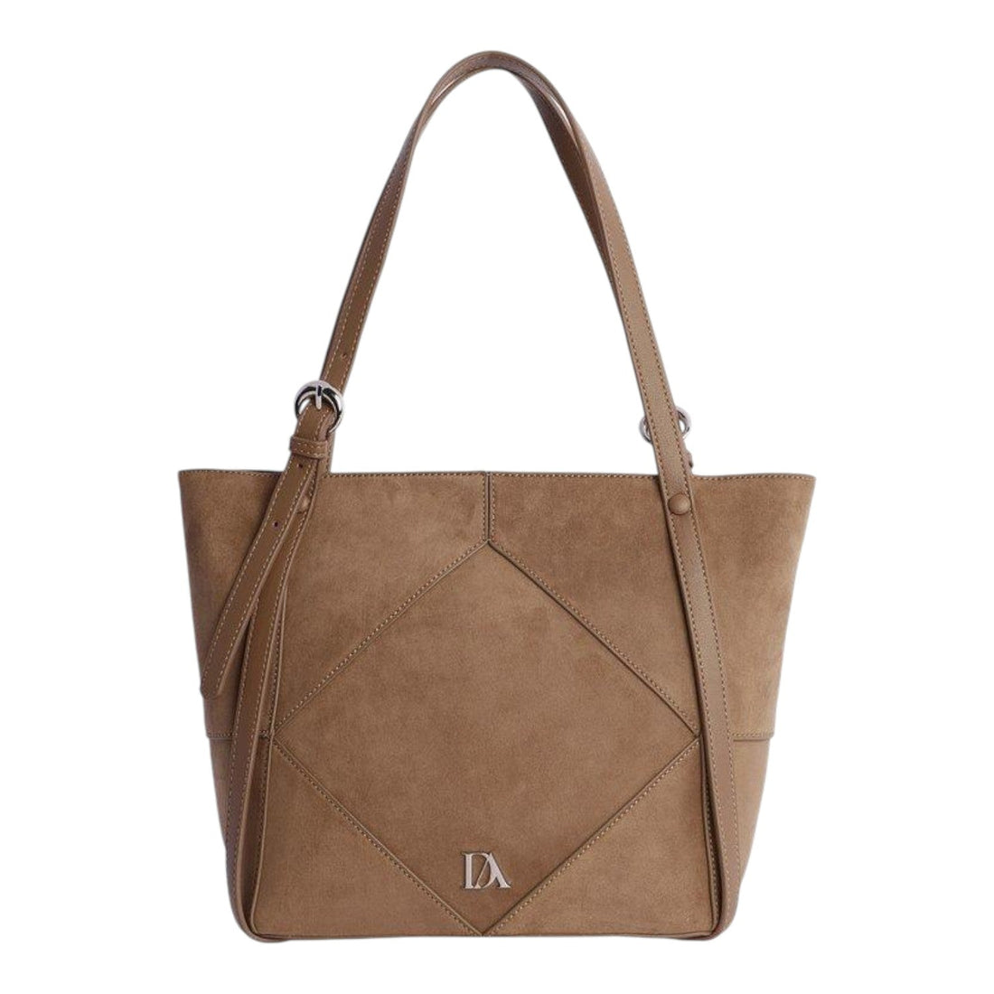 Bolso Shopper Don Algodon Urbana Chic Marrón - KimondoShop