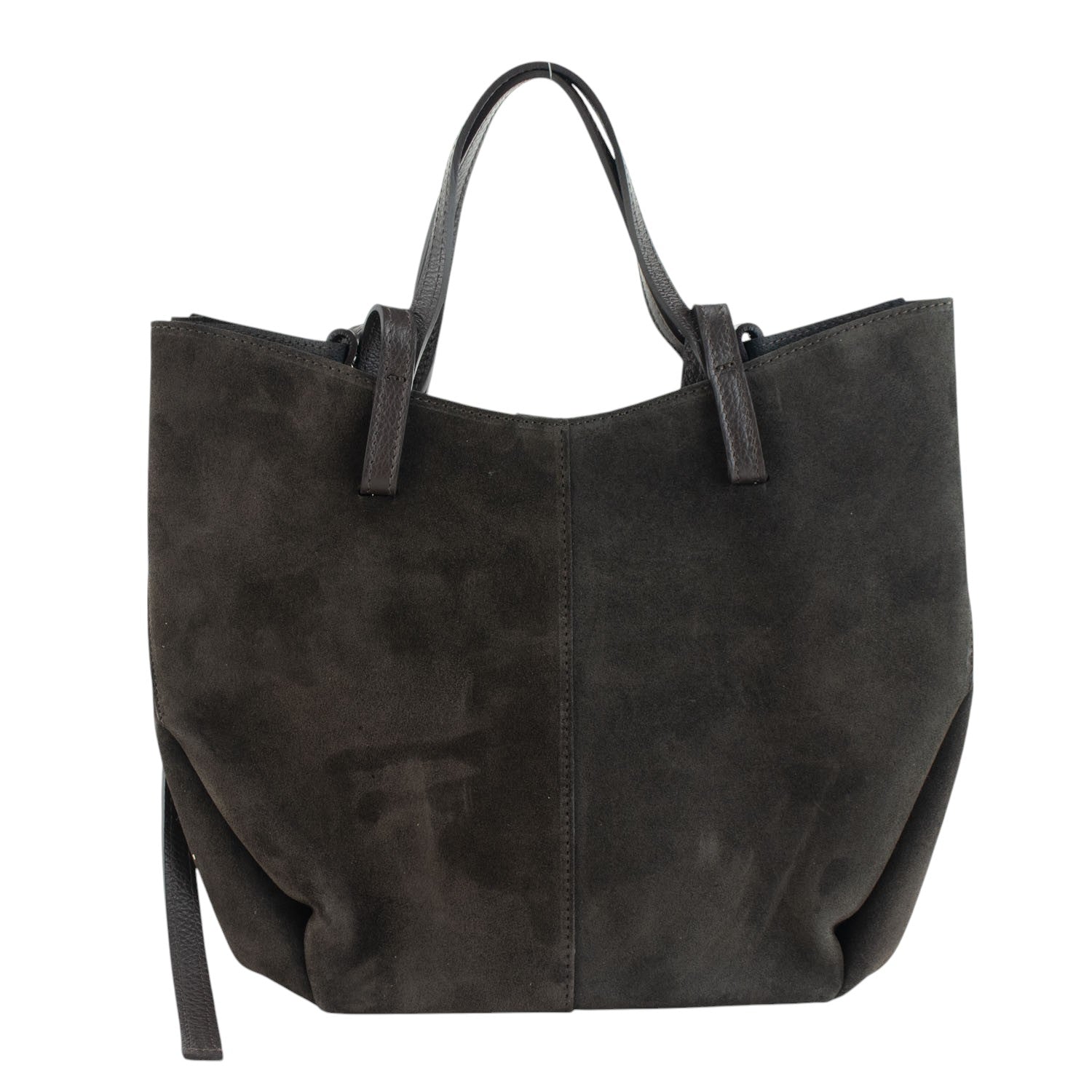 Bolso shopper Piel Pregato Venetto Chocolate oscuro - KimondoShop