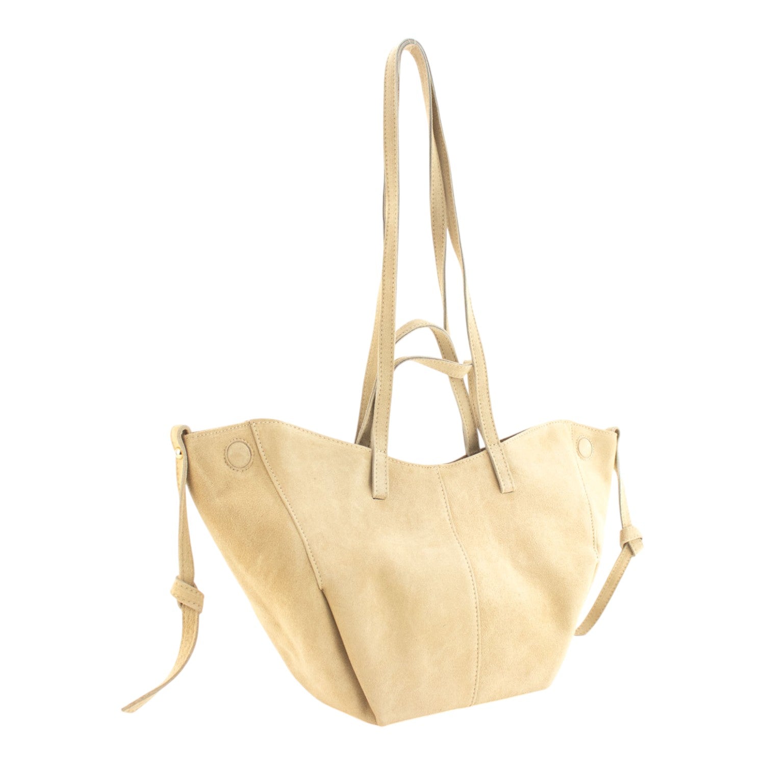 Bolso shopper Piel Pregato Venetto Crema - KimondoShop