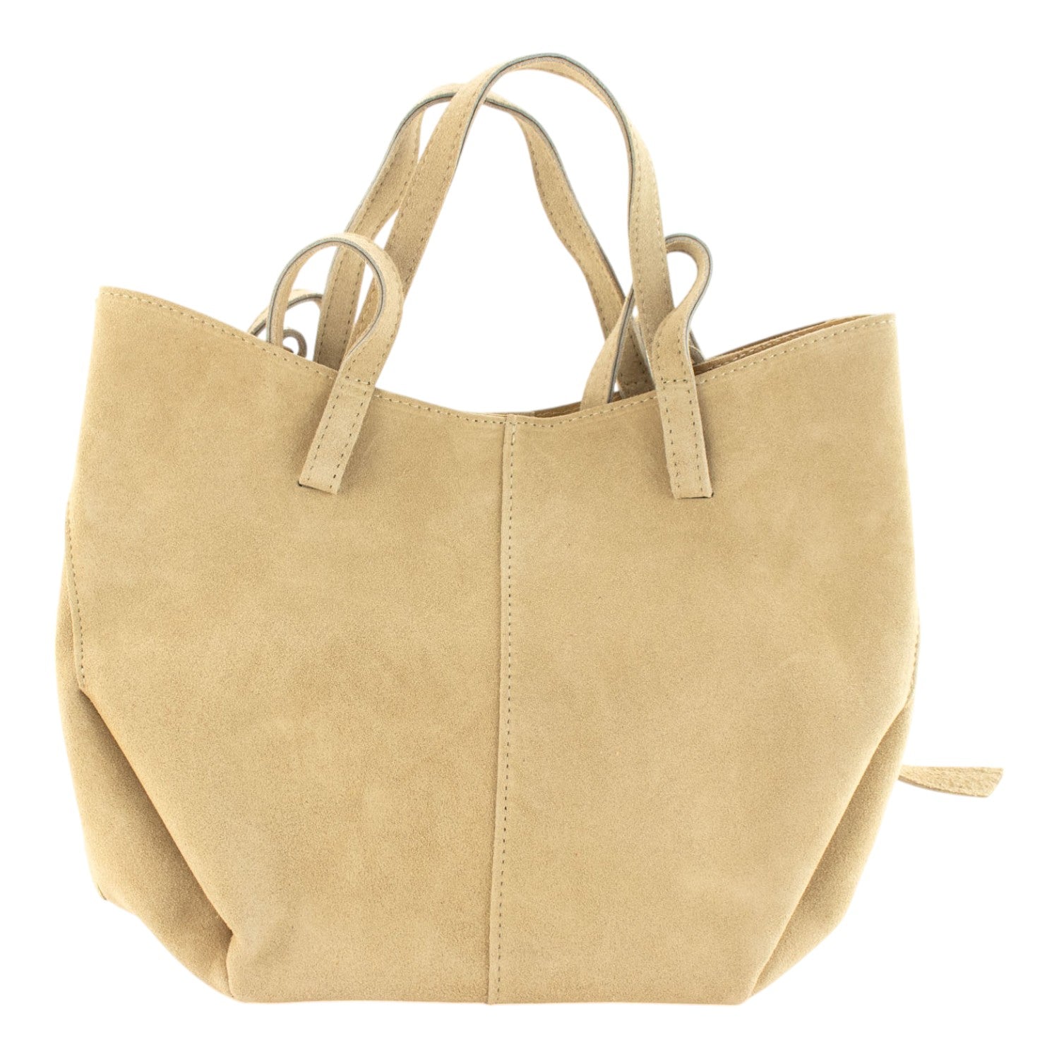 Bolso shopper Piel Pregato Venetto Crema - KimondoShop