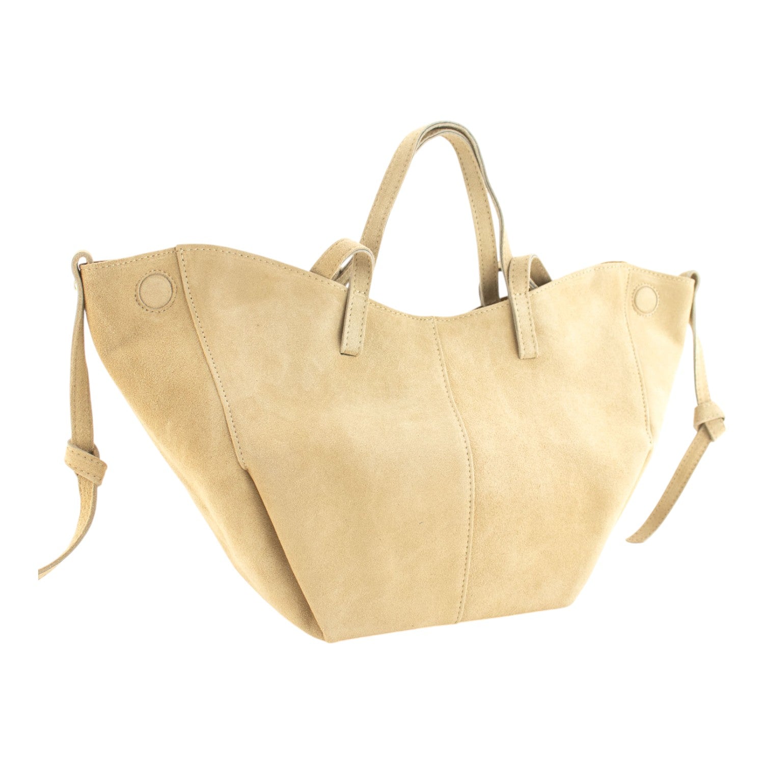 Bolso shopper Piel Pregato Venetto Crema - KimondoShop