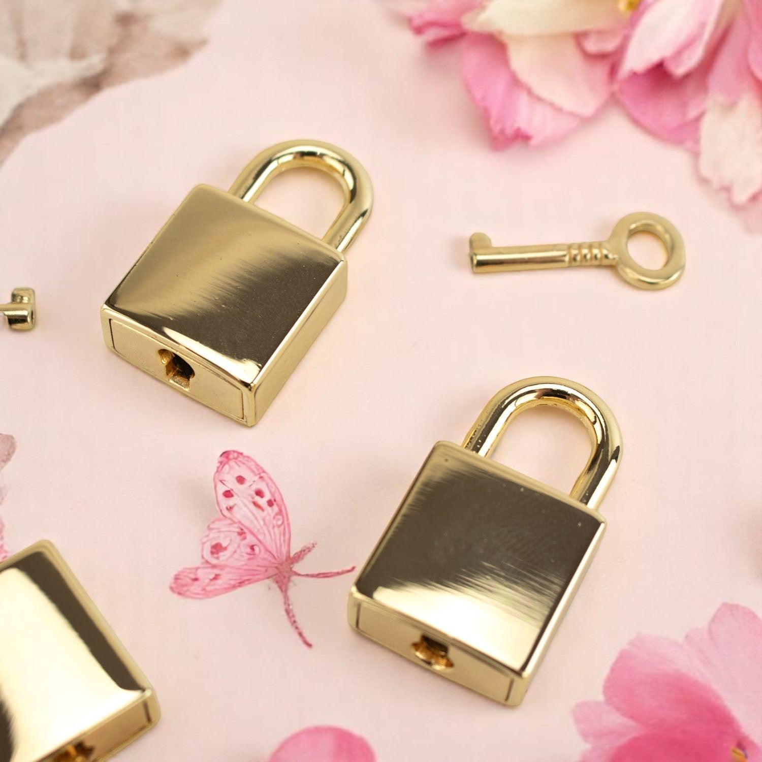 Candado con llave Pregato Dorado - KimondoShop