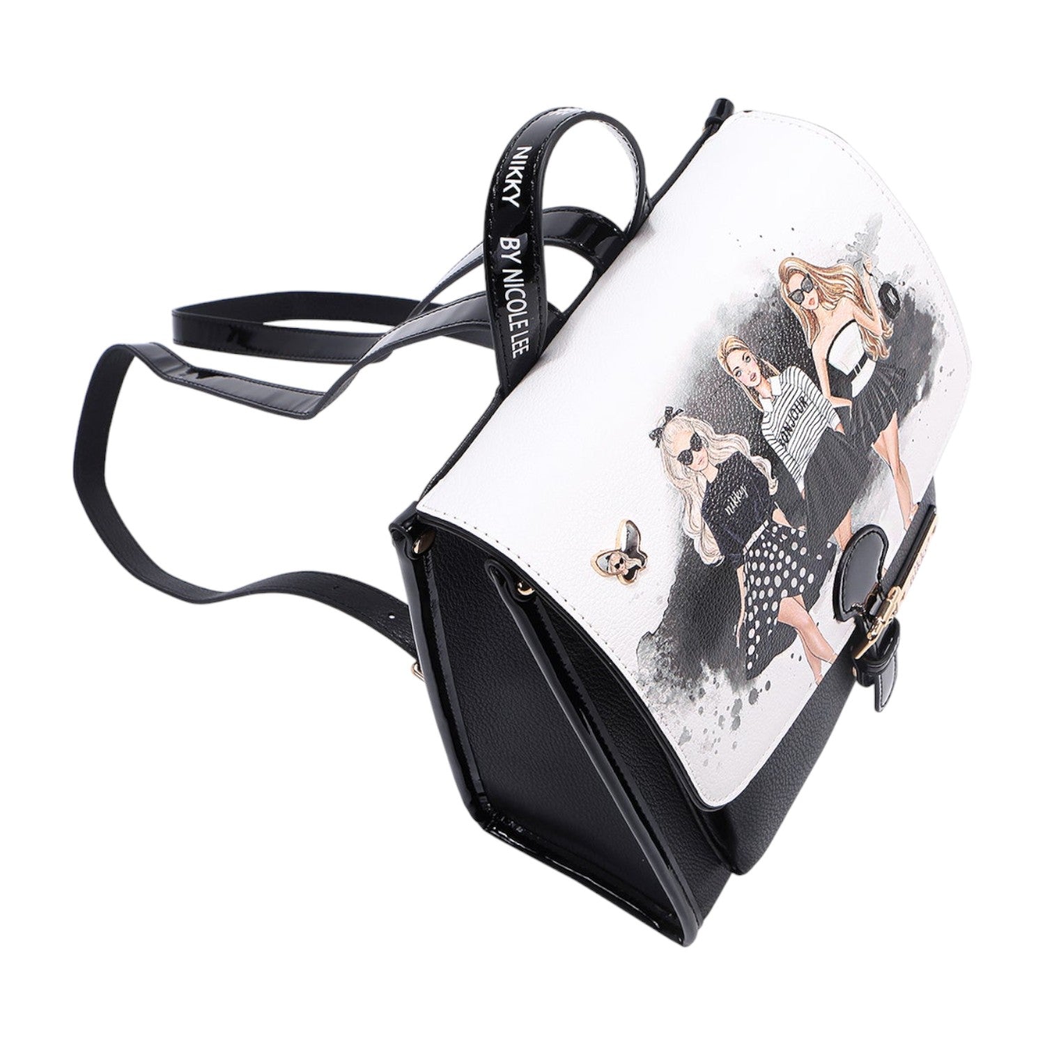 Mochila con solapa Nikky Trio - KimondoShop