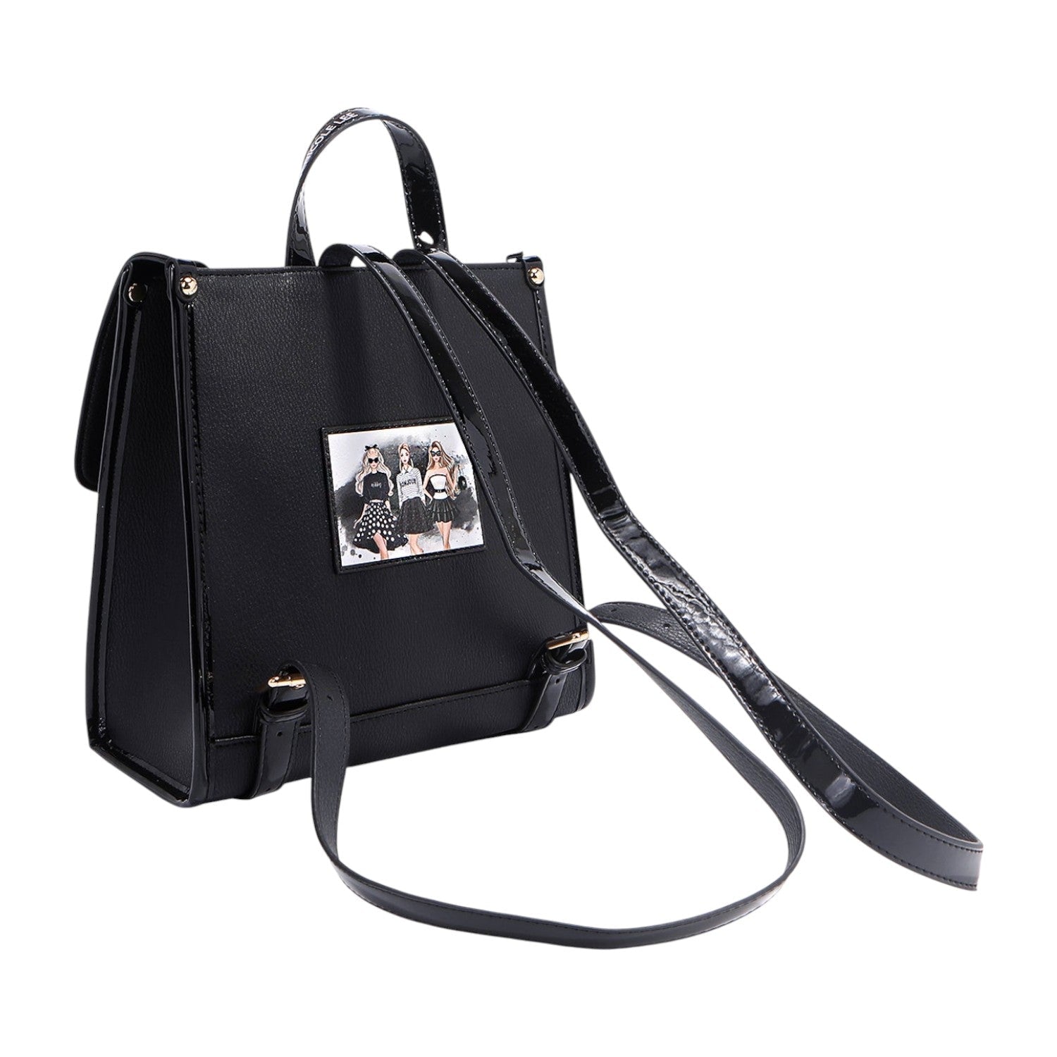 Mochila con solapa Nikky Trio - KimondoShop