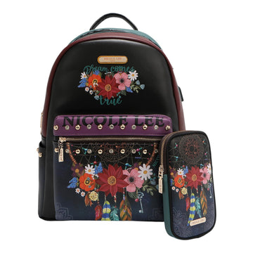 Mochila grande USB Nicole Lee Dream Comes True - KimondoShop
