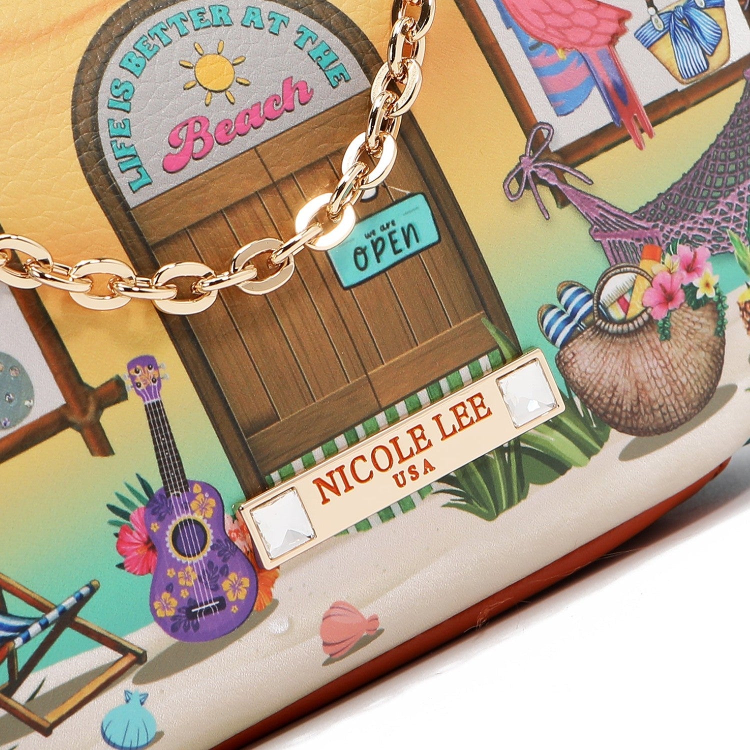 Monedero clutch Nicole Lee Sun & Sand - KimondoShop