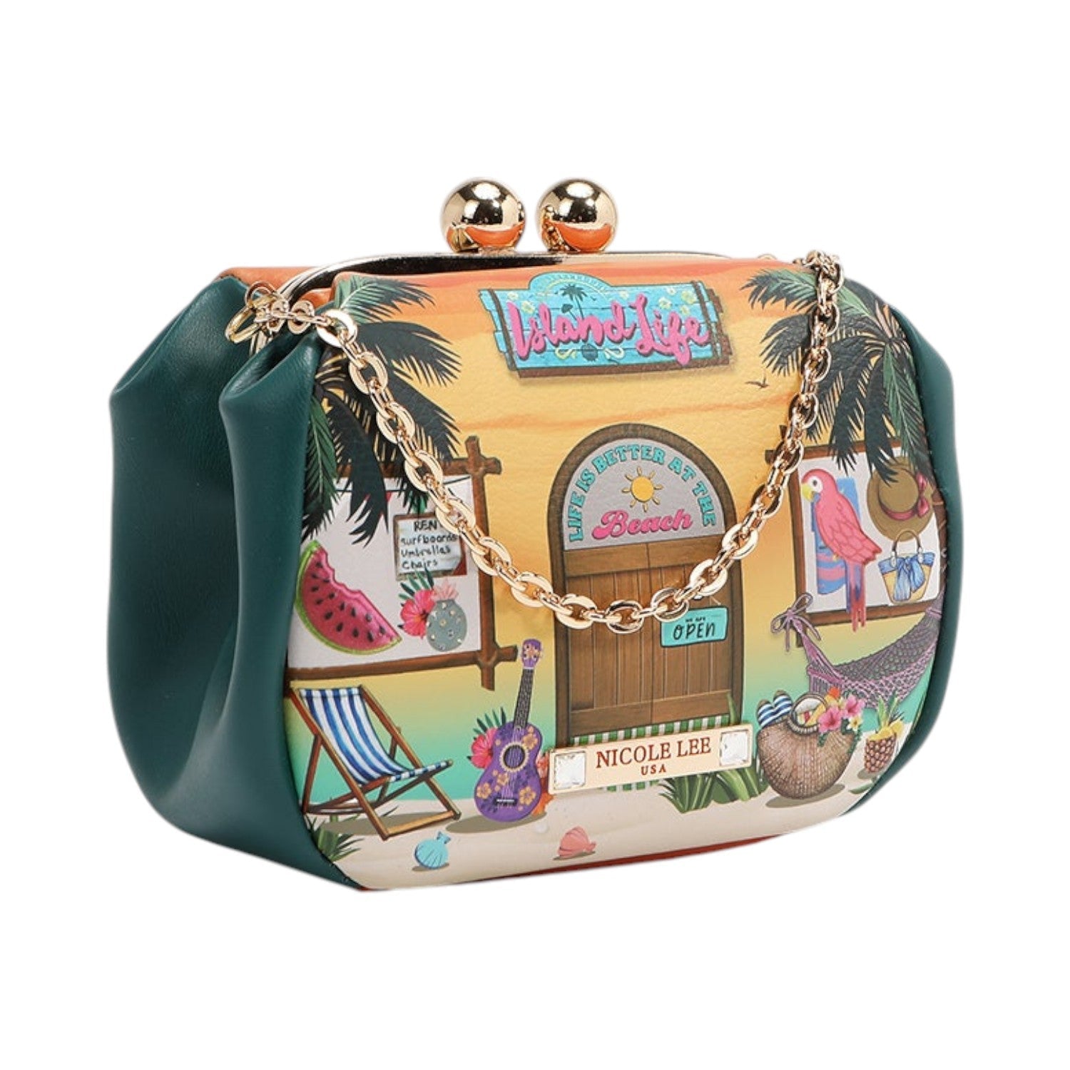 Monedero clutch Nicole Lee Sun & Sand - KimondoShop