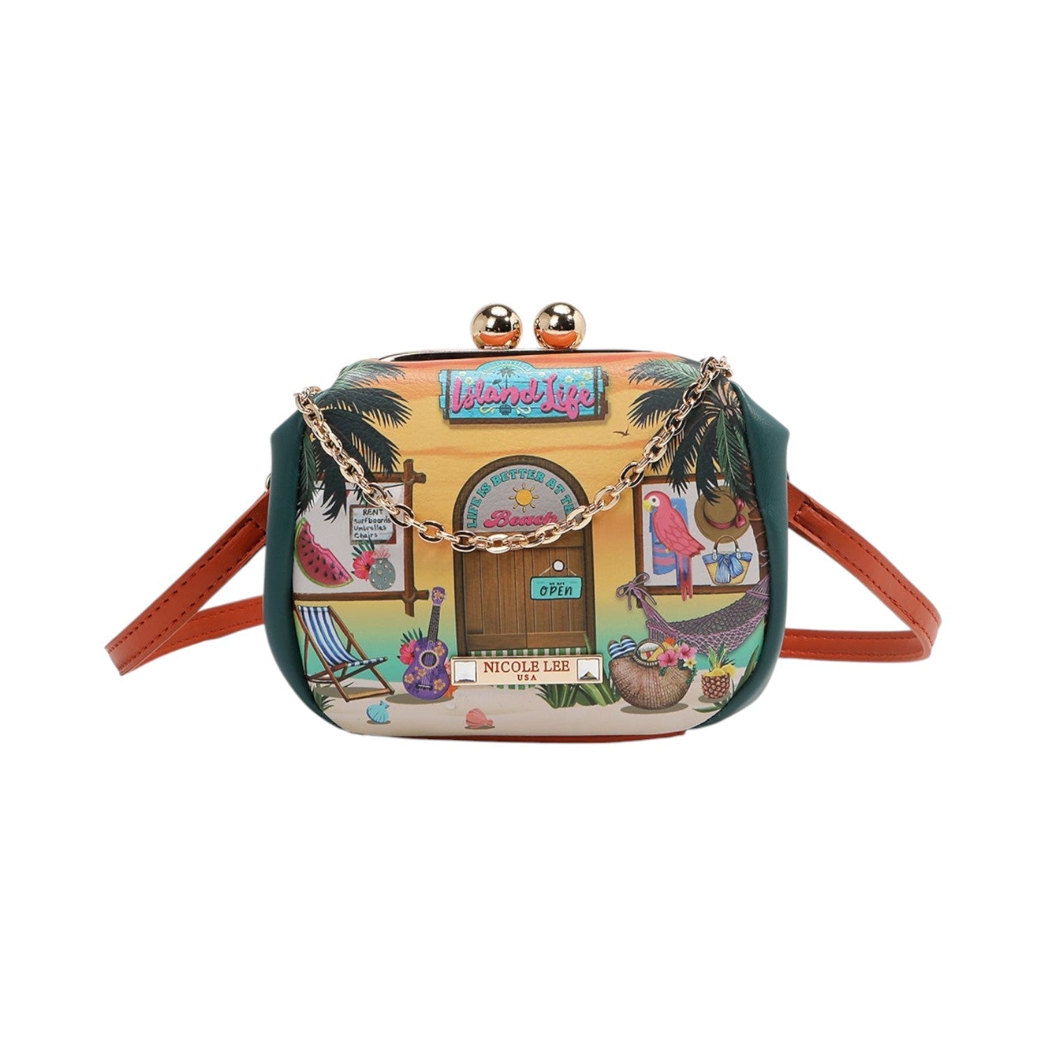 Monedero clutch Nicole Lee Sun & Sand - KimondoShop