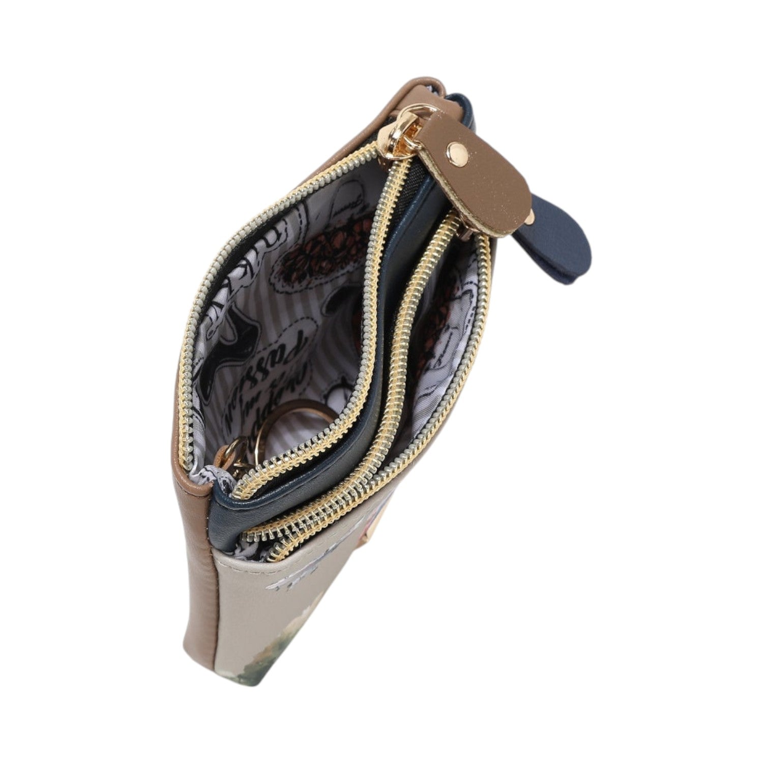 Tarjetero con broche Nikky Trio - KimondoShop