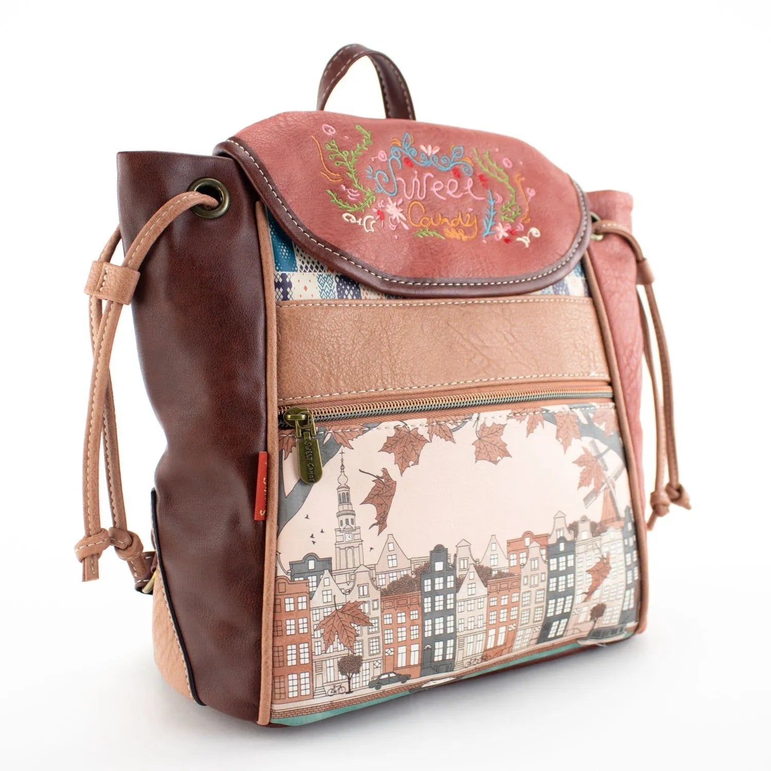 Mochila con solapa redonda Sweet Candy Essential