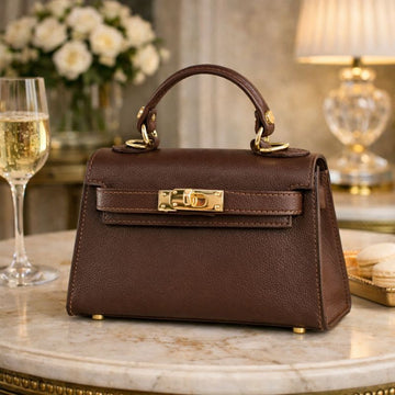 Bolso en Piel Pregato mini Latenza Cuero