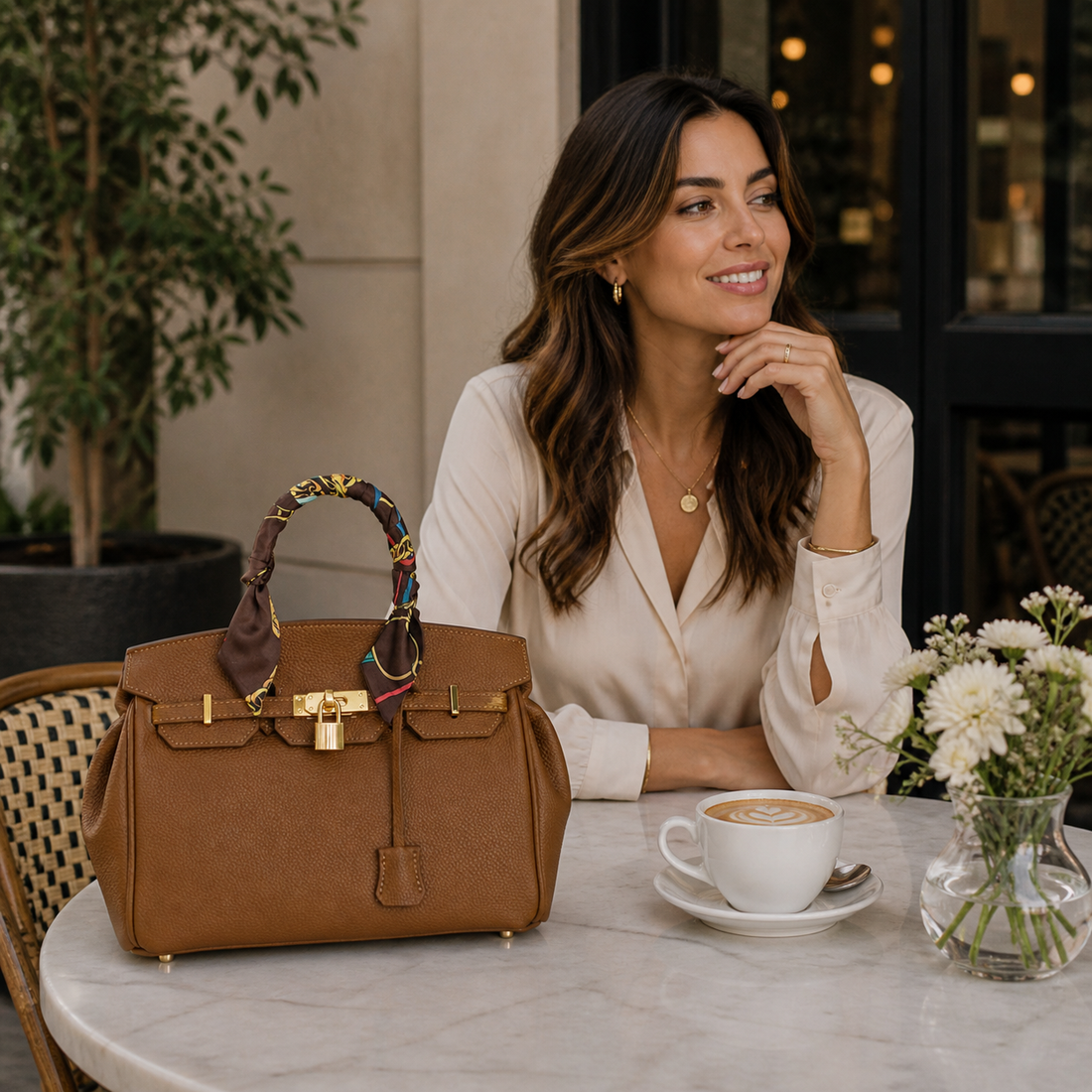 Bolso de mano Pregato Verona Cuero
