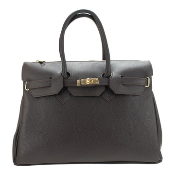 Bolso de Piel Pregato Juliette Chocolate